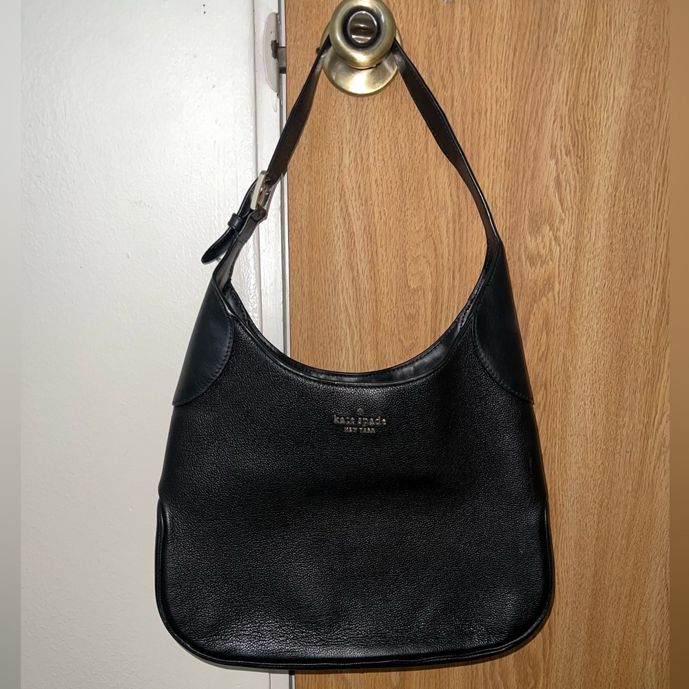 Kate Spade Black Leather Shoulder Bag
